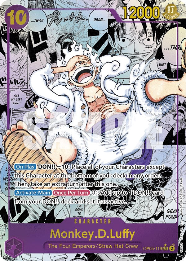 Monkey.D.Luffy (Alternate Art)(Manga) [Awakening of the New Era] | Clutch Gaming