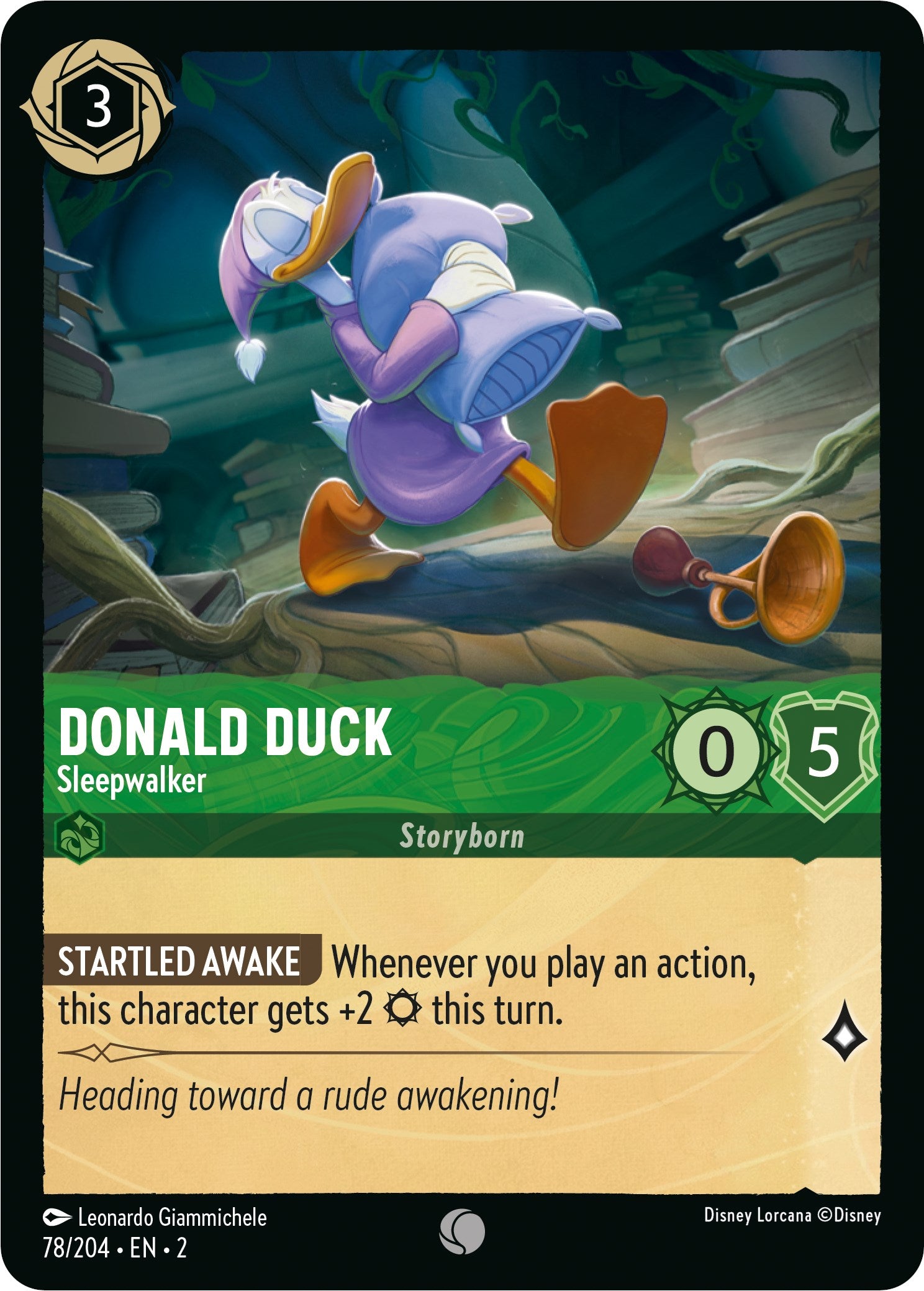 Donald Duck - Sleepwalker (78/204) [Rise of the Floodborn] | Clutch Gaming