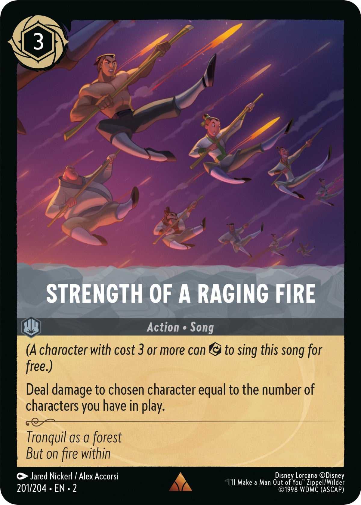 Strength of a Raging Fire (2) (201/204) [Rise of the Floodborn] | Clutch Gaming