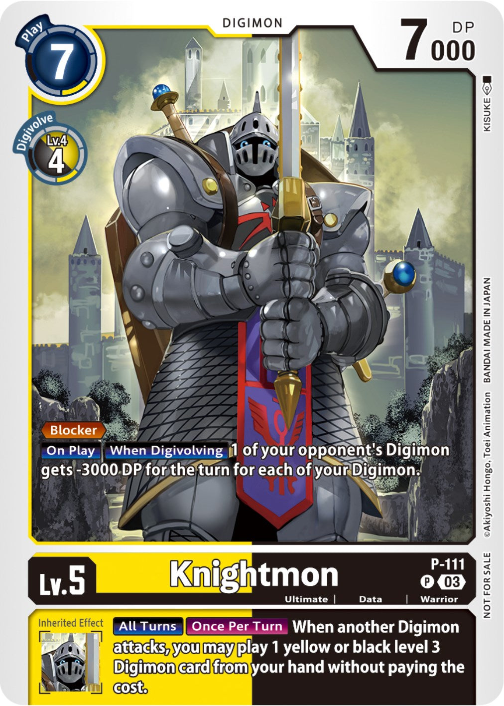 Knightmon [P-111] (3rd Anniversary Survey Pack) [Promotional Cards] | Clutch Gaming