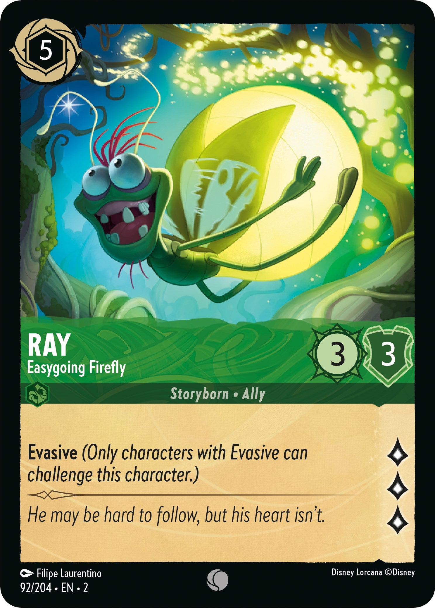 Ray - Easygoing Firefly (92/204) [Rise of the Floodborn] | Clutch Gaming