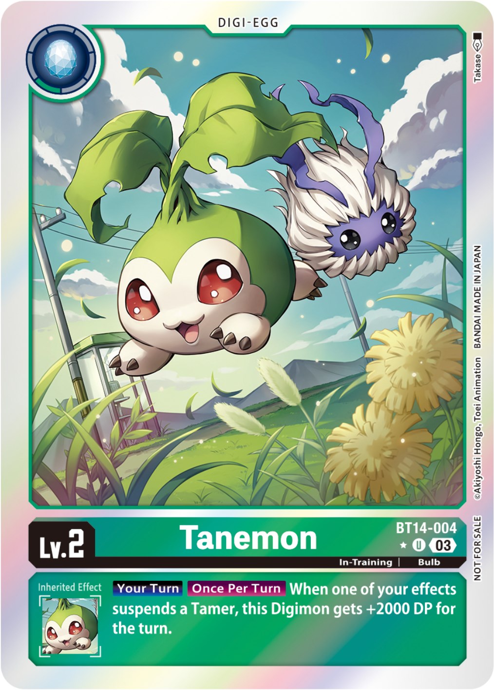 Tanemon [BT14-004] (Blast Ace Box Promotion Pack) [Blast Ace] | Clutch Gaming