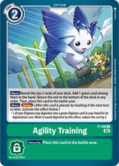 Agility Training [P-106] (Blast Ace Box Topper) [Promotional Cards] | Clutch Gaming