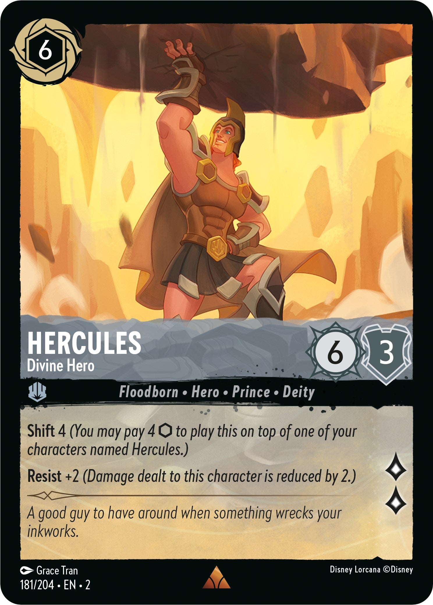 Hercules - Divine Hero (181/204) [Rise of the Floodborn] | Clutch Gaming