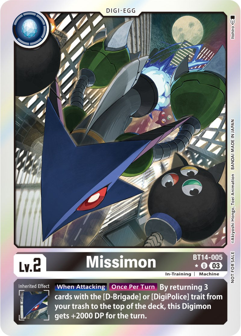 Missimon [BT14-005] (Blast Ace Box Promotion Pack) [Blast Ace] | Clutch Gaming