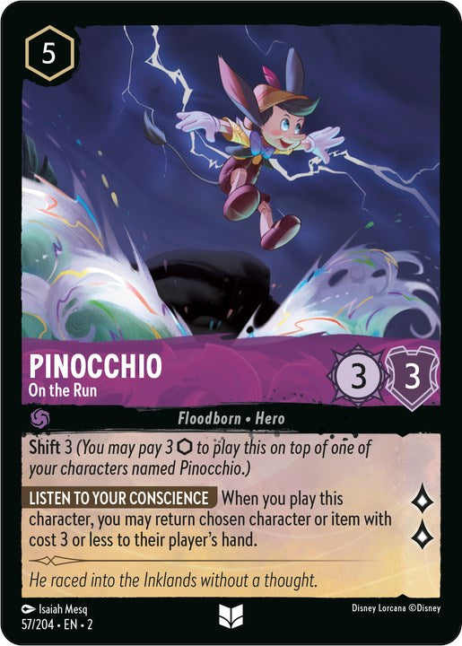 Pinocchio - On the Run (57/204) [Rise of the Floodborn] | Clutch Gaming