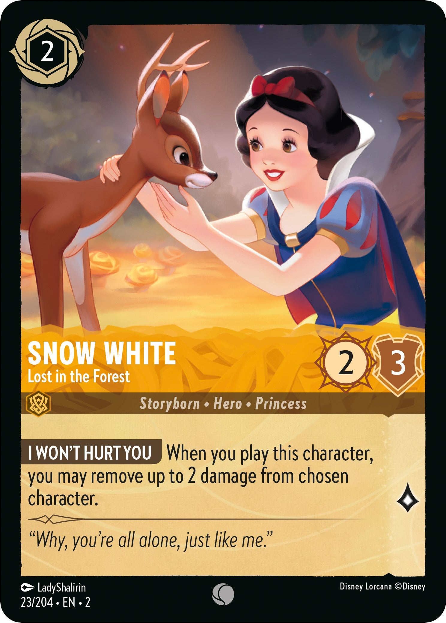 Snow White - Lost in the Forest (23/204) [Rise of the Floodborn] | Clutch Gaming