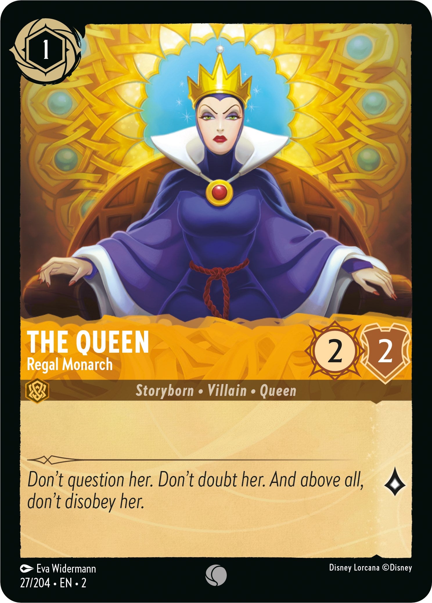The Queen - Regal Monarch (27/204) [Rise of the Floodborn] | Clutch Gaming