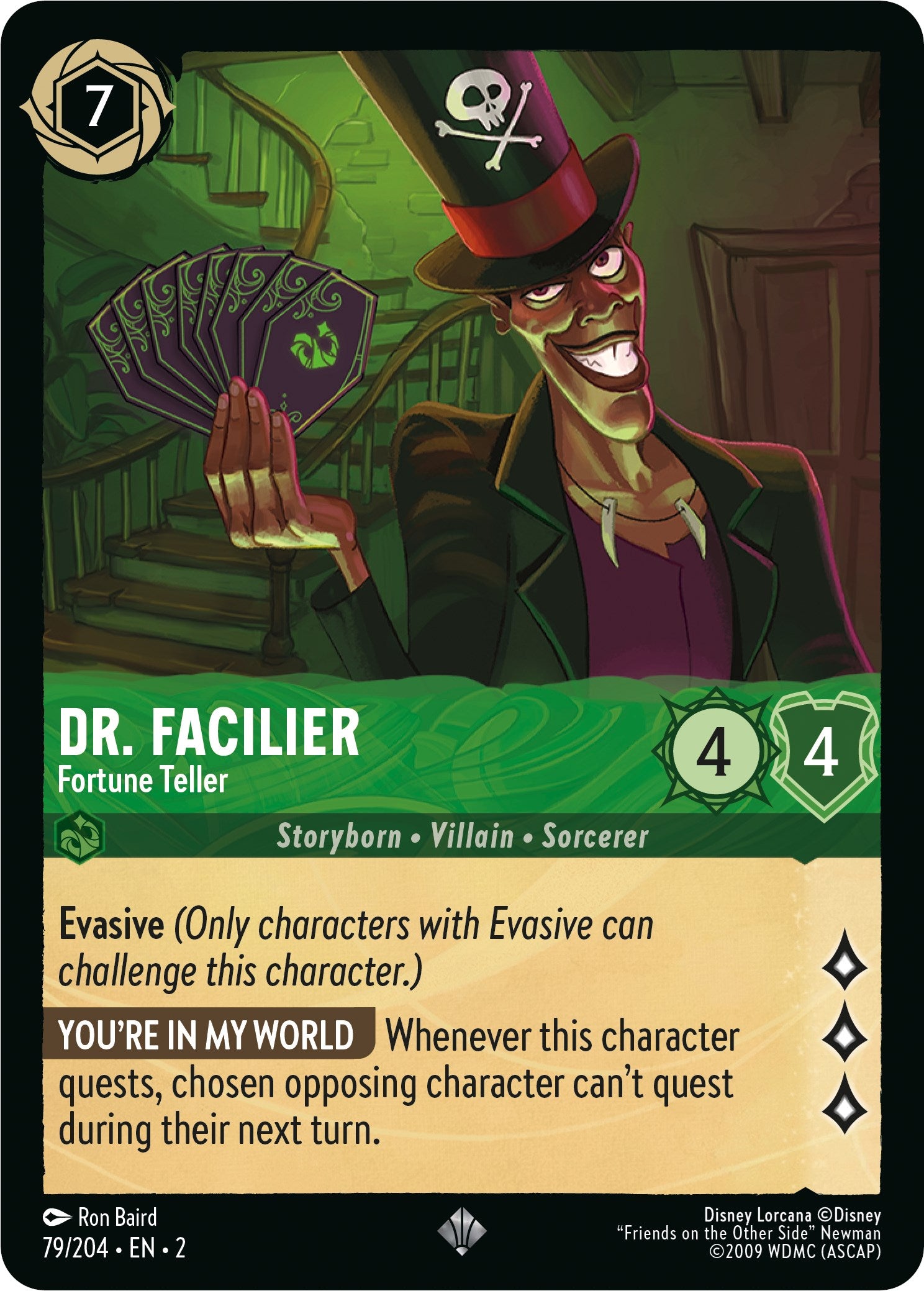 Dr. Facilier - Fortune Teller (79/204) [Rise of the Floodborn] | Clutch Gaming