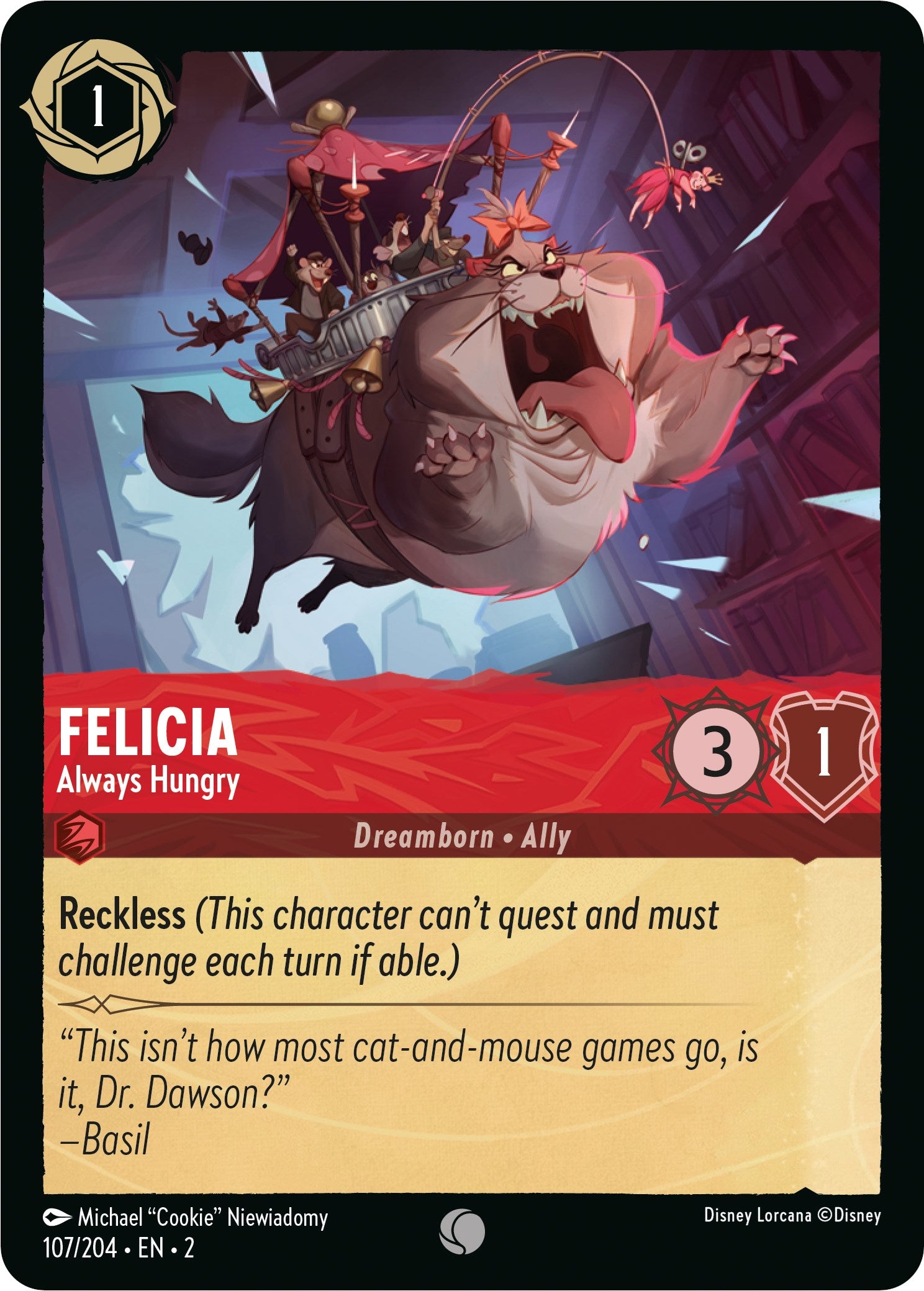 Felicia - Always Hungry (107/204) [Rise of the Floodborn] | Clutch Gaming