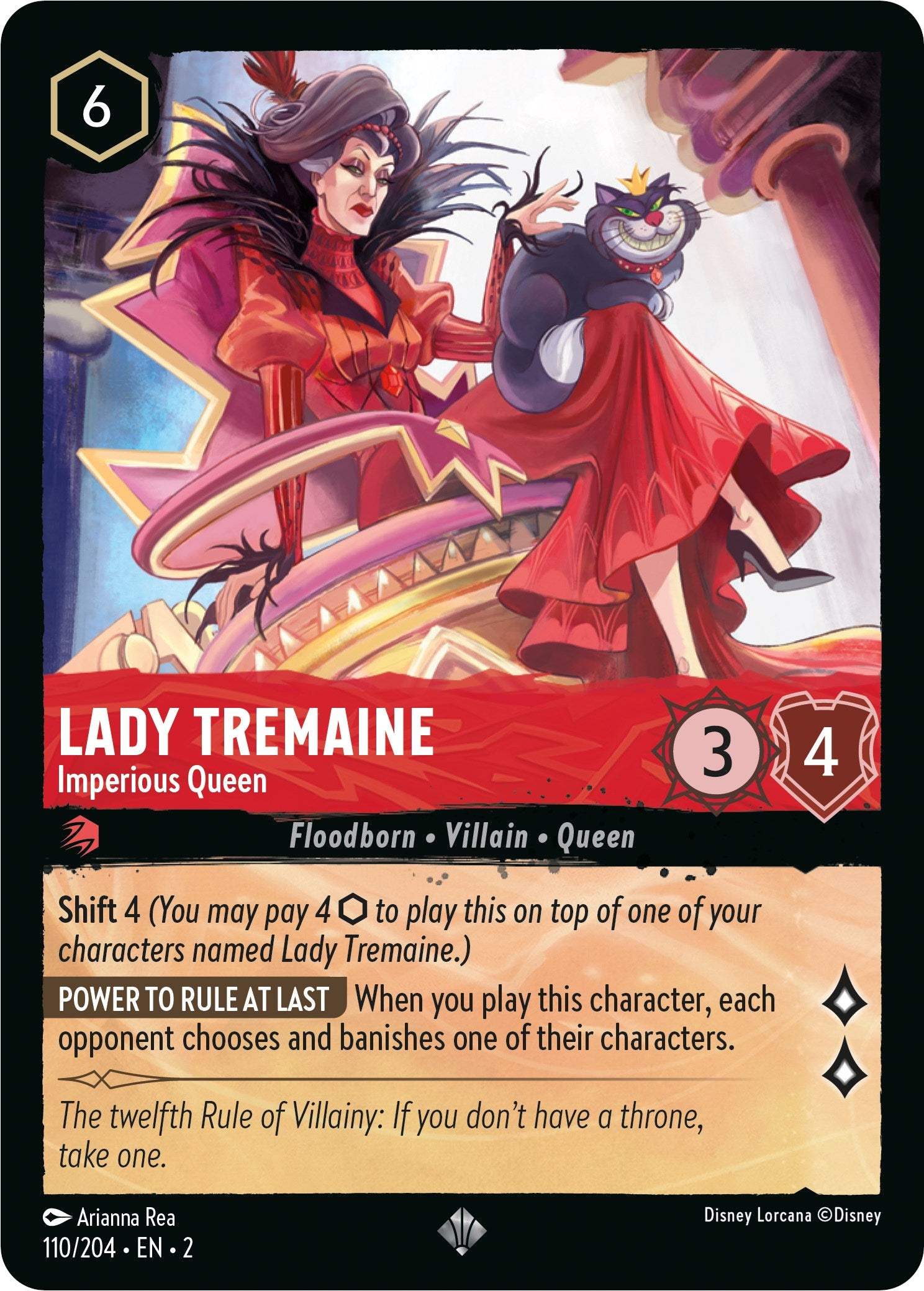 Lady Tremaine - Imperious Queen (110/204) [Rise of the Floodborn] | Clutch Gaming