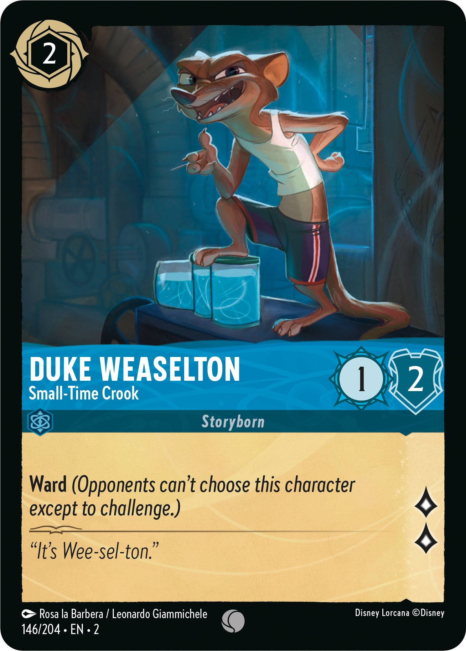Duke Weaselton - Small-Time Crook (146/204) [Rise of the Floodborn] | Clutch Gaming