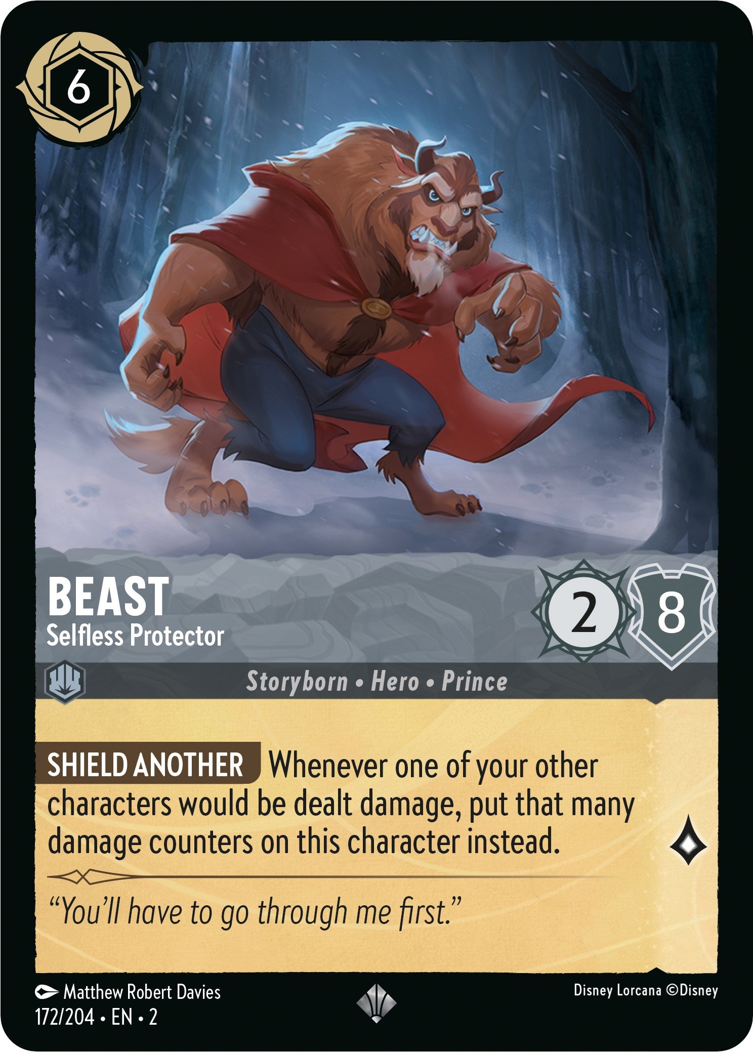 Beast - Selfless Protector (172/204) [Rise of the Floodborn] | Clutch Gaming
