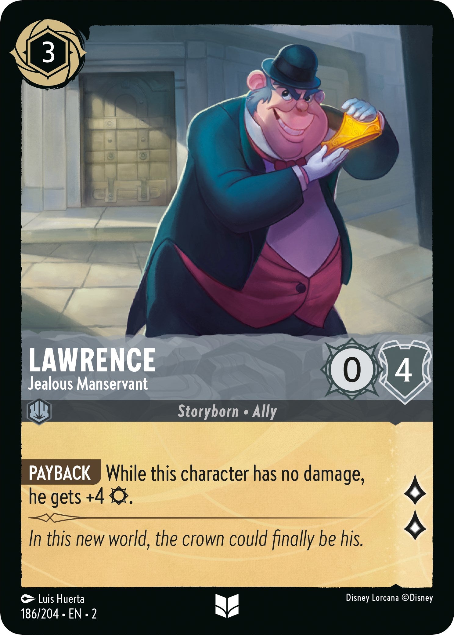 Lawrence - Jealous Manservant (186/204) [Rise of the Floodborn] | Clutch Gaming