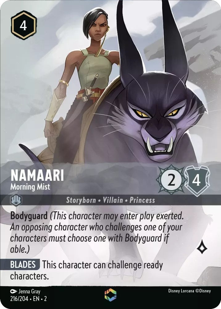 Namaari - Morning Mist (Enchanted) (216/204) [Rise of the Floodborn] | Clutch Gaming