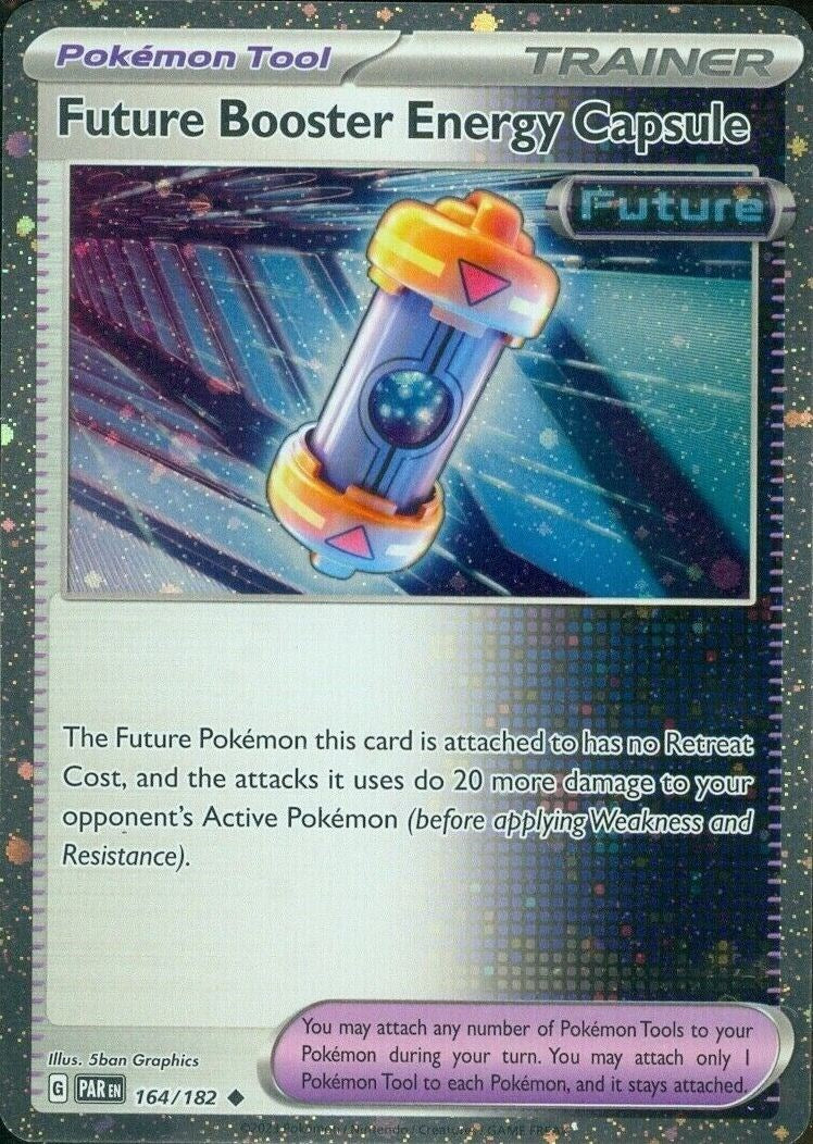 Future Booster Energy Capsule (164/182) (Cosmos Holo) [Scarlet & Violet: Paradox Rift] | Clutch Gaming