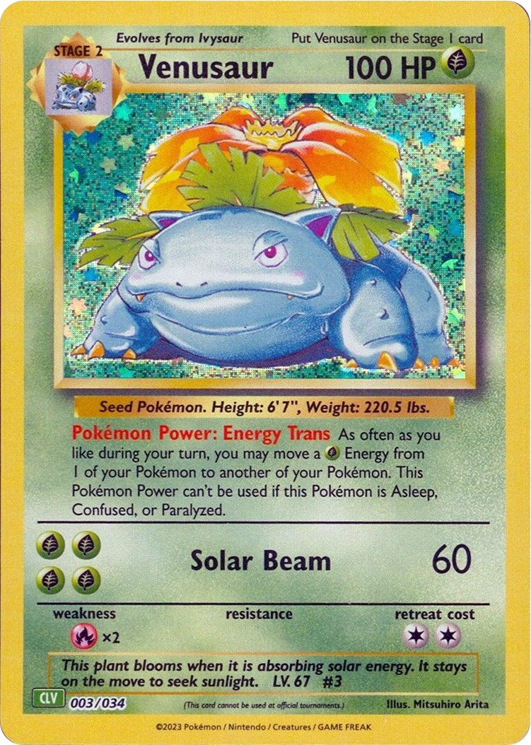 Venusaur [Trading Card Game Classic] | Clutch Gaming