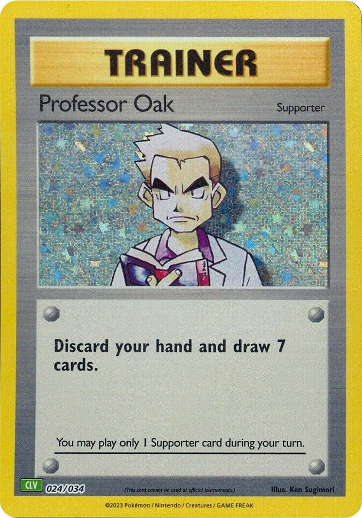 Professor Oak (CLV) [Trading Card Game Classic] | Clutch Gaming