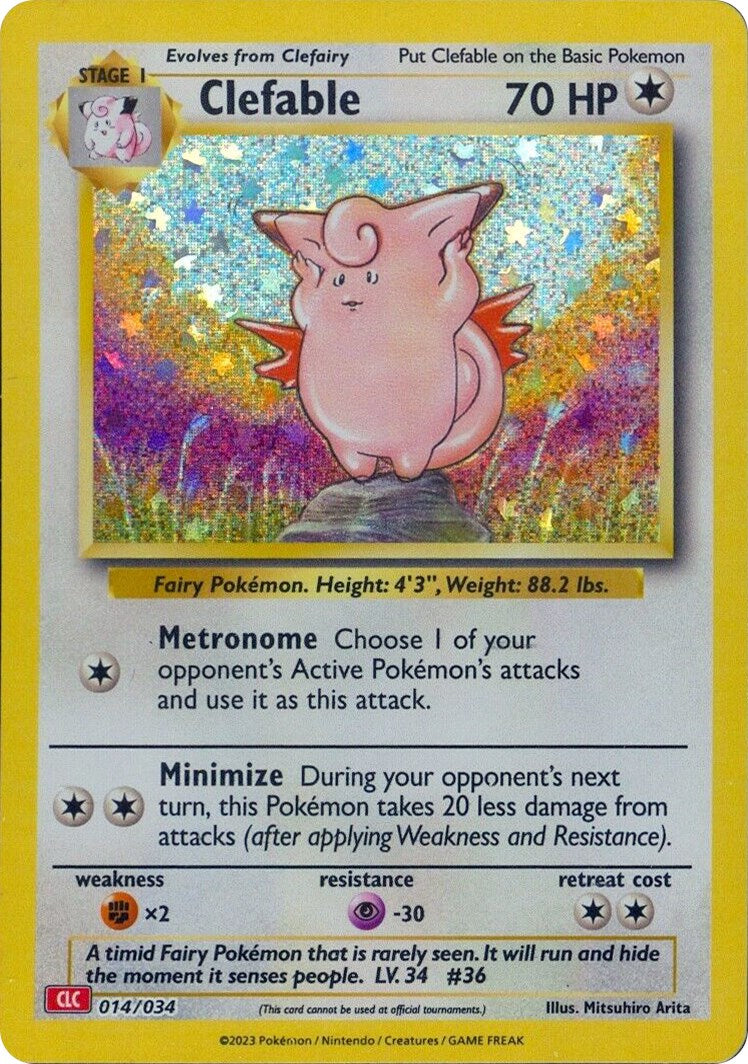 Clefable [Trading Card Game Classic] | Clutch Gaming