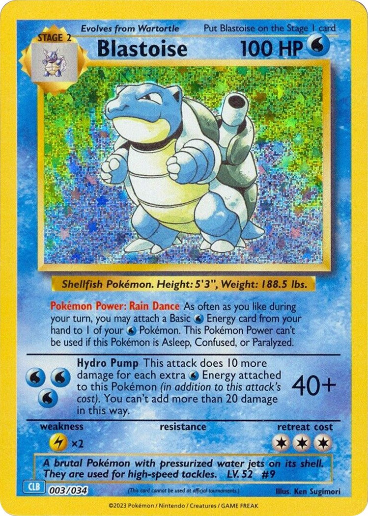 Blastoise [Trading Card Game Classic] | Clutch Gaming