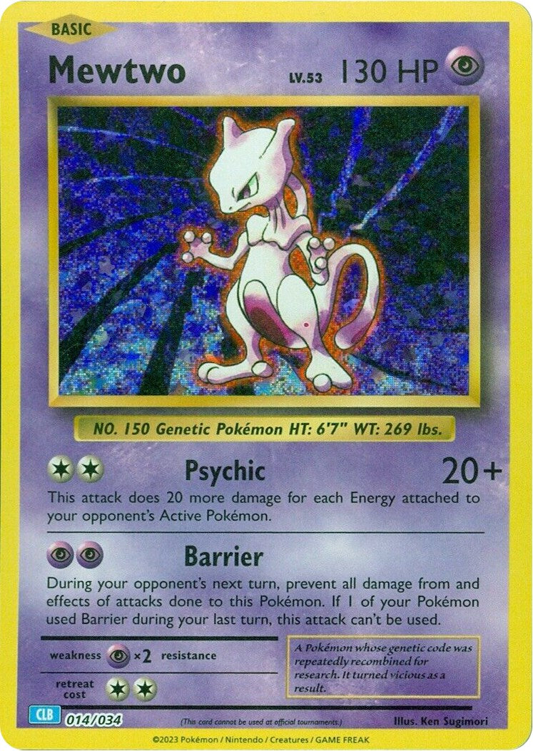 Mewtwo [Trading Card Game Classic] | Clutch Gaming