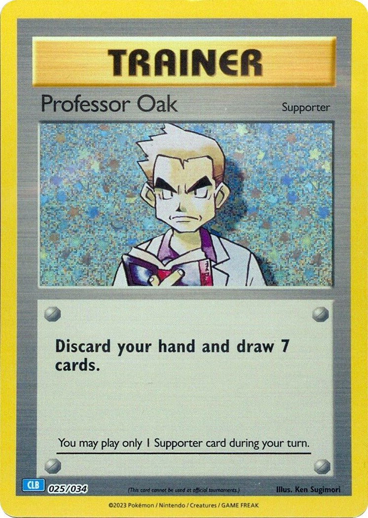 Professor Oak (CLB) [Trading Card Game Classic] | Clutch Gaming