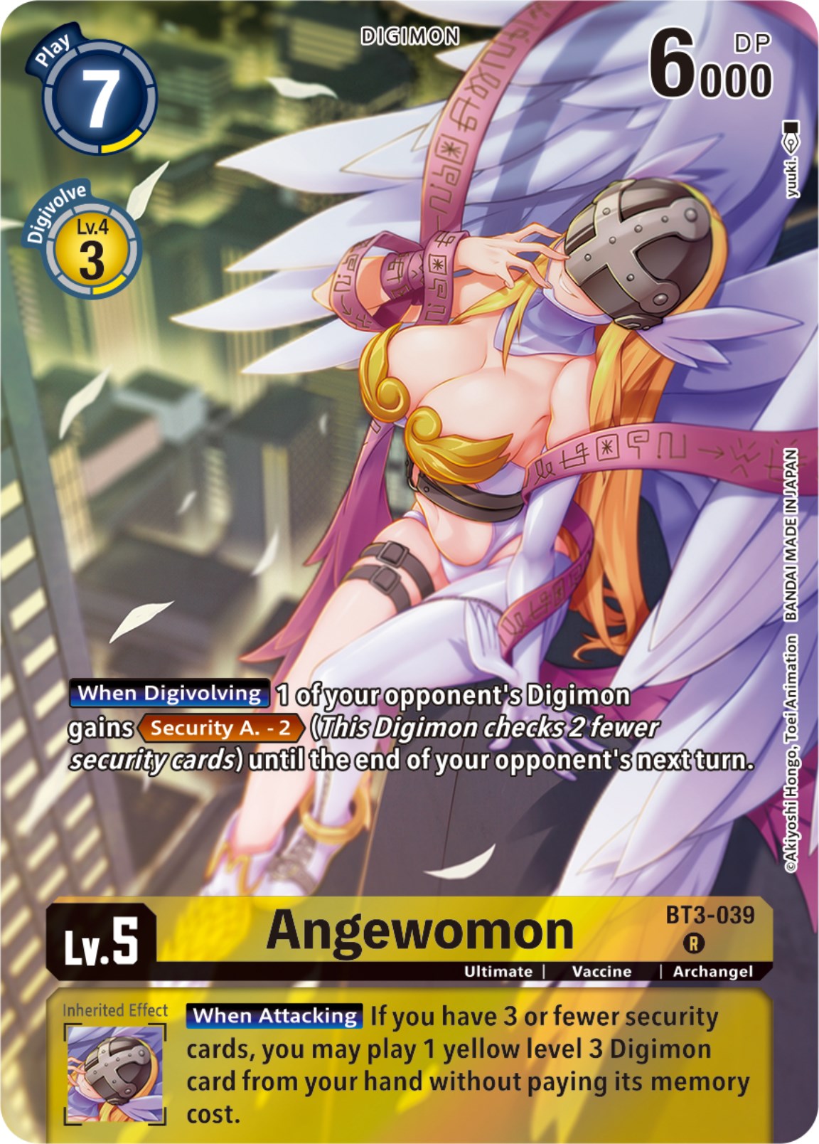 Angewomon [BT3-039] (Gift Box 2023) [Release Special Booster Promos] | Clutch Gaming