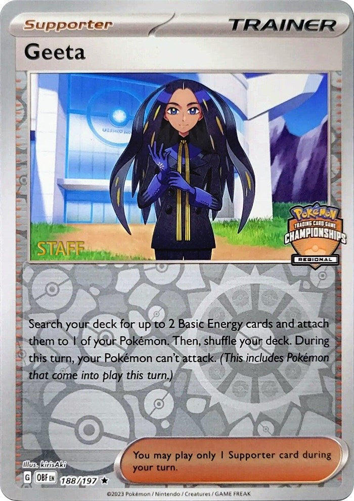 Geeta (188/197) (Staff Regional Championships) [League & Championship Cards] | Clutch Gaming