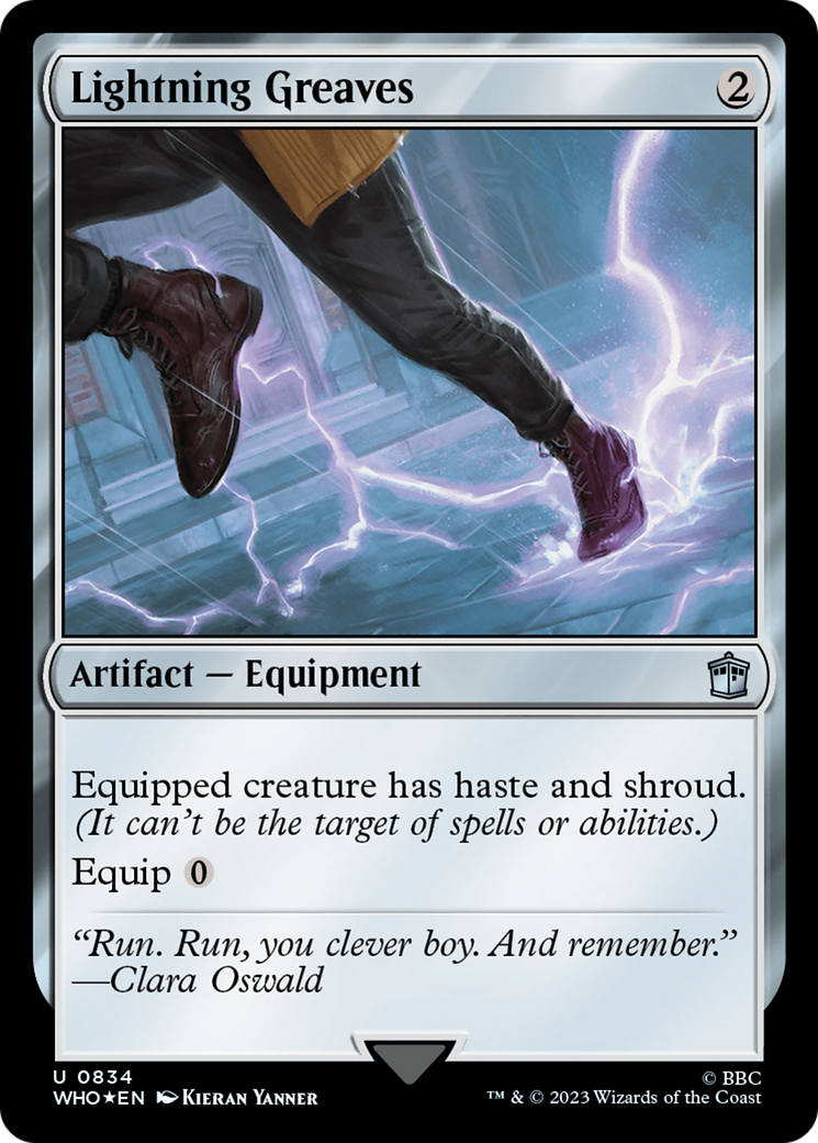 Lightning Greaves (Surge Foil) [Doctor Who] | Clutch Gaming