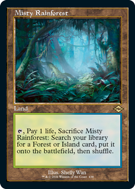 Misty Rainforest (Retro Foil Etched) [Modern Horizons 2] | Clutch Gaming