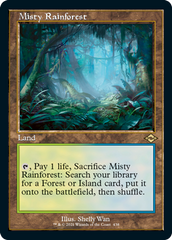 Misty Rainforest (Retro Foil Etched) [Modern Horizons 2] | Clutch Gaming