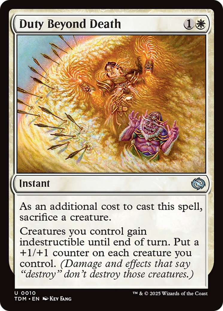 Duty Beyond Death [Tarkir: Dragonstorm] | Clutch Gaming