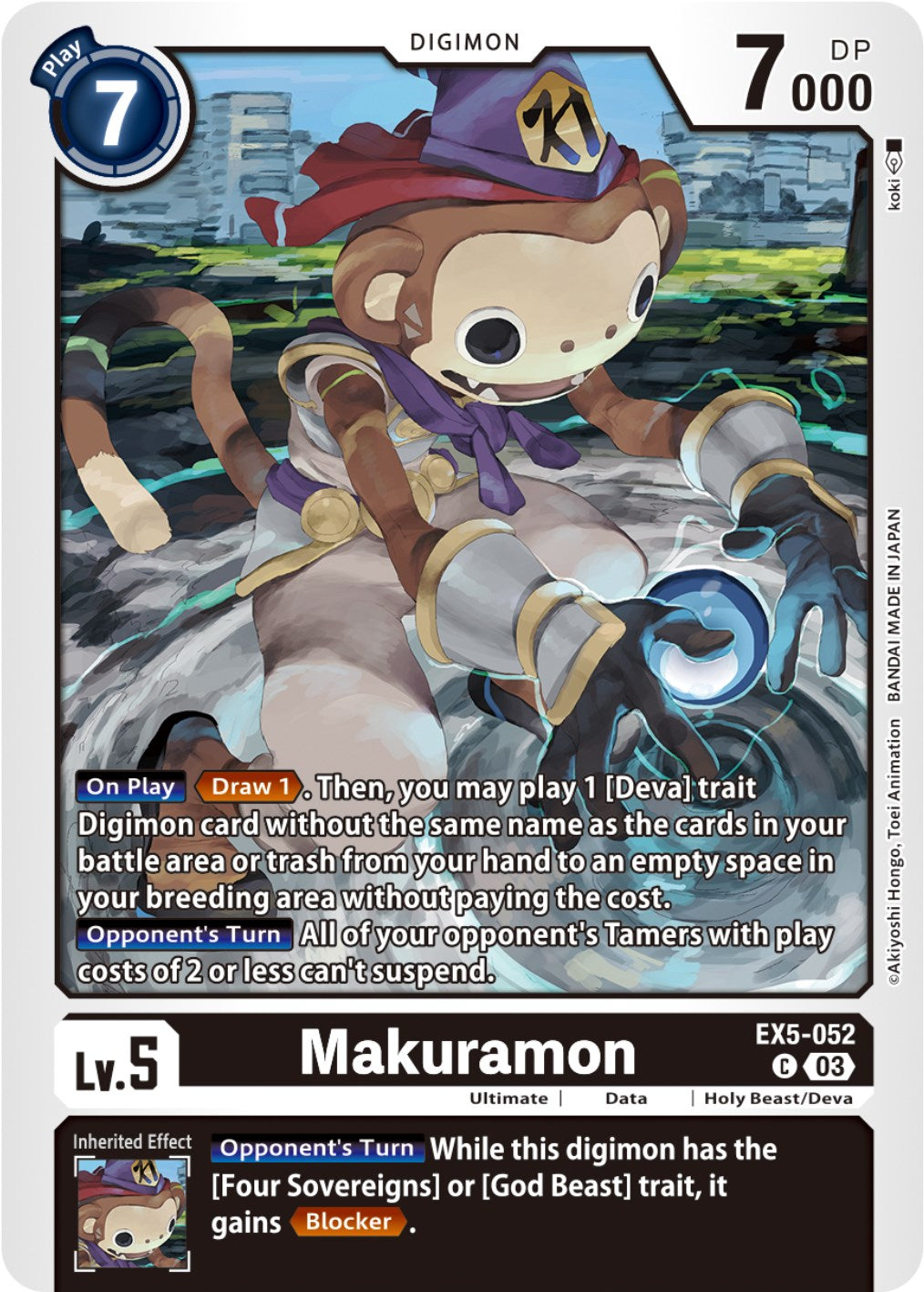 Makuramon [EX5-052] [Animal Colosseum] | Clutch Gaming