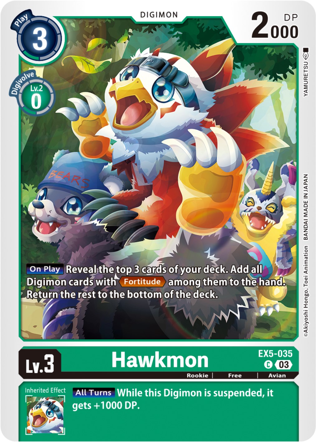 Hawkmon [EX5-035] [Animal Colosseum] | Clutch Gaming