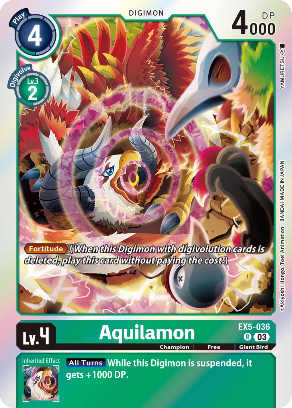 Aquilamon [EX5-036] [Animal Colosseum] | Clutch Gaming