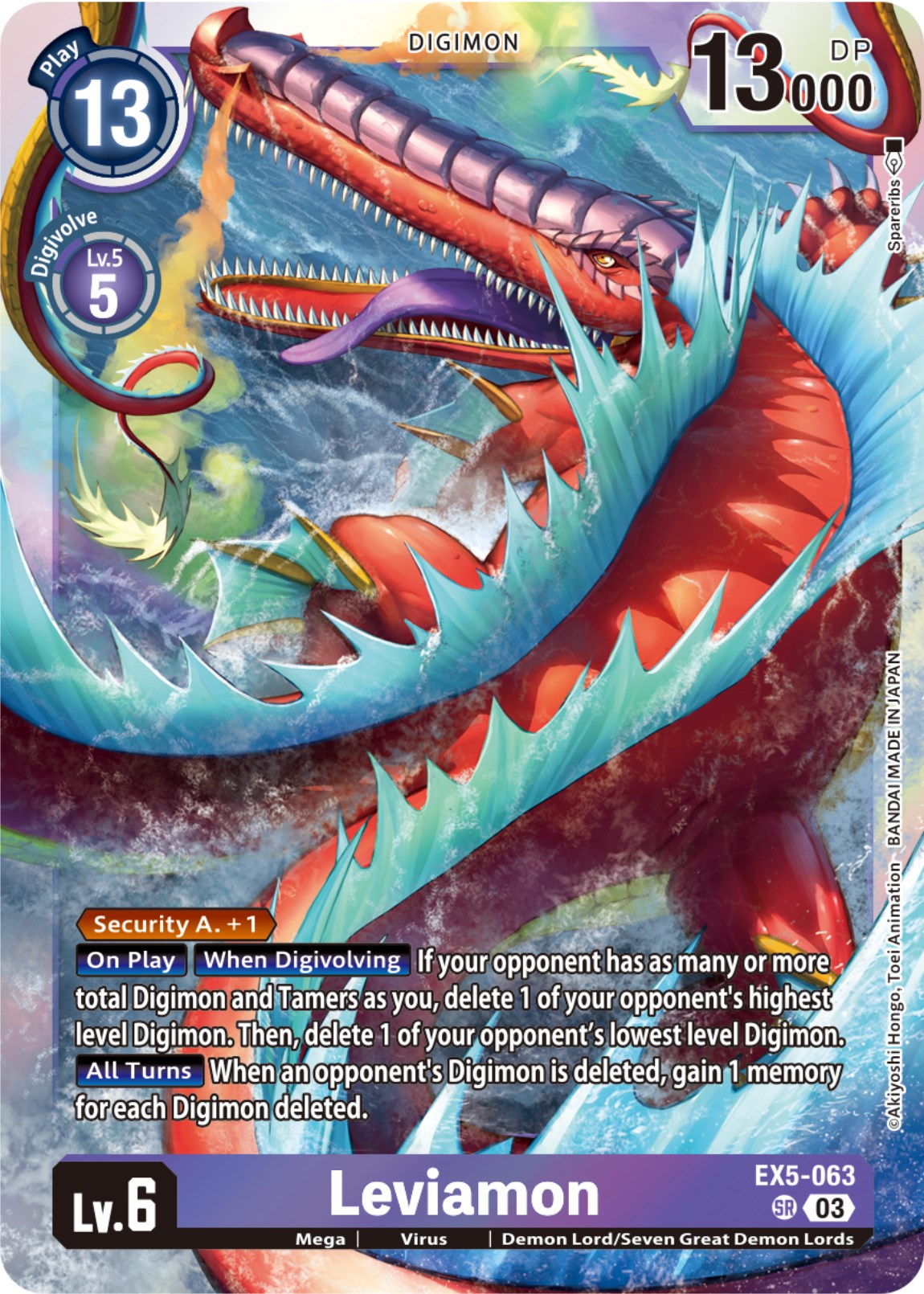 Leviamon [EX5-063] [Animal Colosseum] | Clutch Gaming