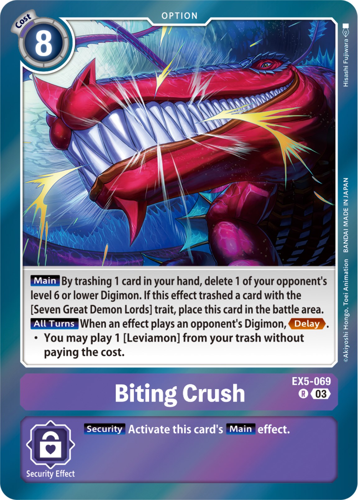 Biting Crush [EX5-069] [Animal Colosseum] | Clutch Gaming