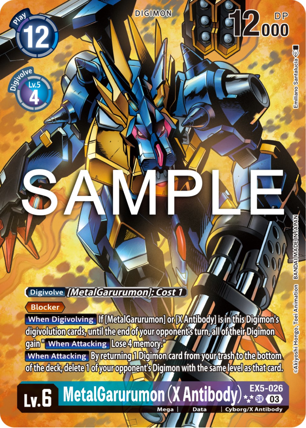 MetalGarurumon (X Antibody) [EX5-026] (English Exclusive Alternate Art) [Animal Colosseum] | Clutch Gaming