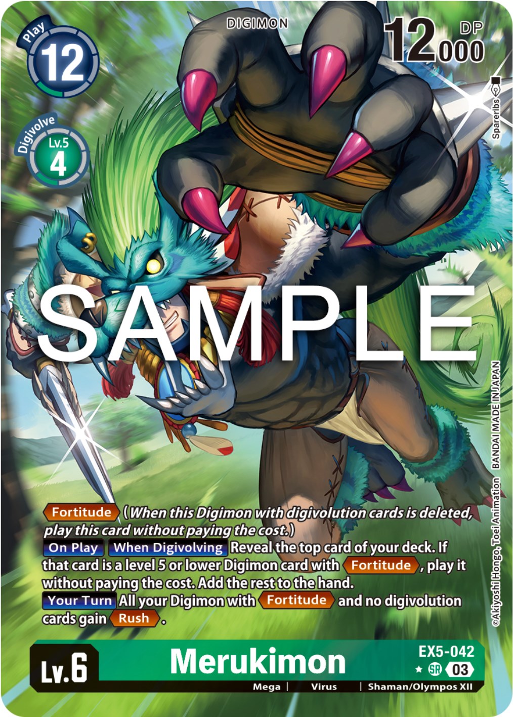 Merukimon [EX5-042] (Alternate Art) [Animal Colosseum] | Clutch Gaming