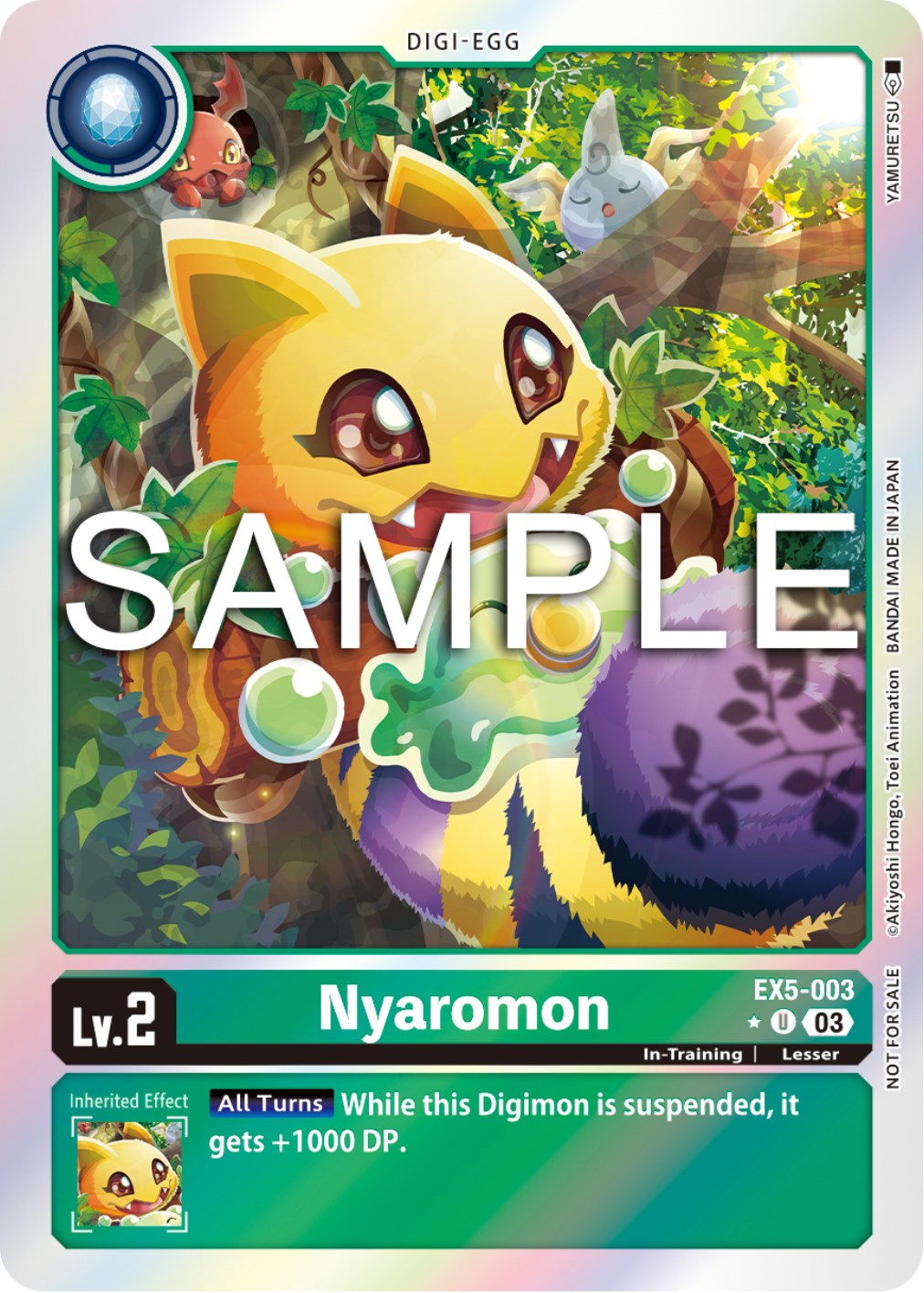 Nyaromon [EX5-003] (Animal Colosseum Box Promotion Pack) [Animal Colosseum] | Clutch Gaming