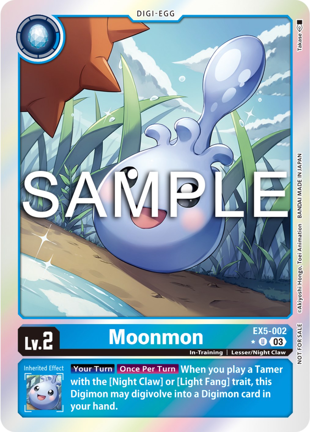 Moonmon [EX5-002] (Animal Colosseum Box Promotion Pack) [Animal Colosseum] | Clutch Gaming