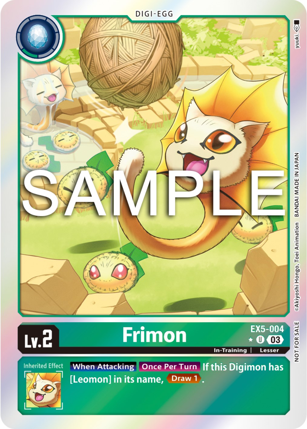 Frimon [EX5-004] (Animal Colosseum Box Promotion Pack) [Animal Colosseum] | Clutch Gaming