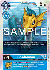 Seadramon [P-098] - P-098 (Limited Card Pack Ver.2) [Promotional Cards] | Clutch Gaming