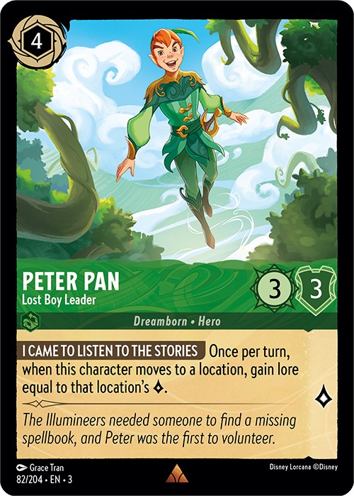 Peter Pan - Lost Boy Leader (82/204) [Into the Inklands] | Clutch Gaming