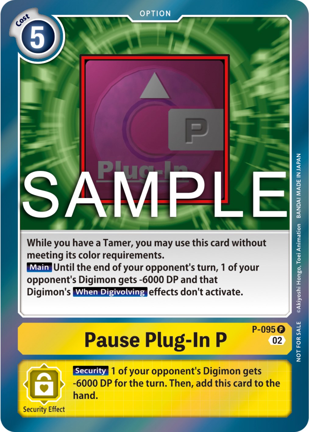 Pause Plug-In P [P-095] (3rd Anniversary Update Pack) [Promotional Cards] | Clutch Gaming