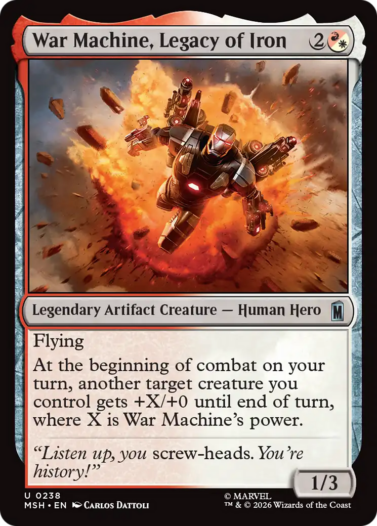 War Machine, James Rhodes [Marvel Super Heroes] | Clutch Gaming