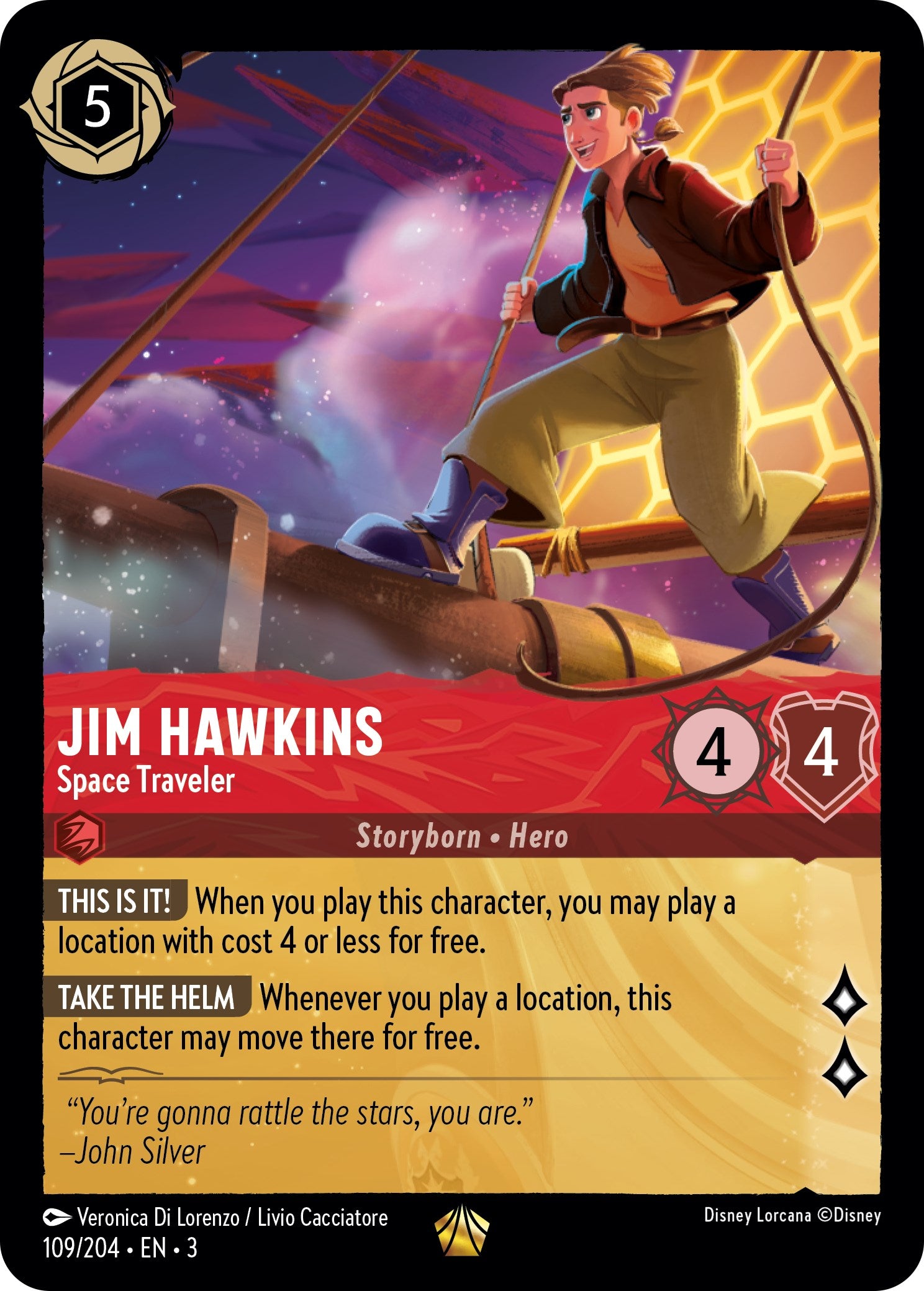 Jim Hawkins - Space Traveler (109/204) [Into the Inklands] | Clutch Gaming