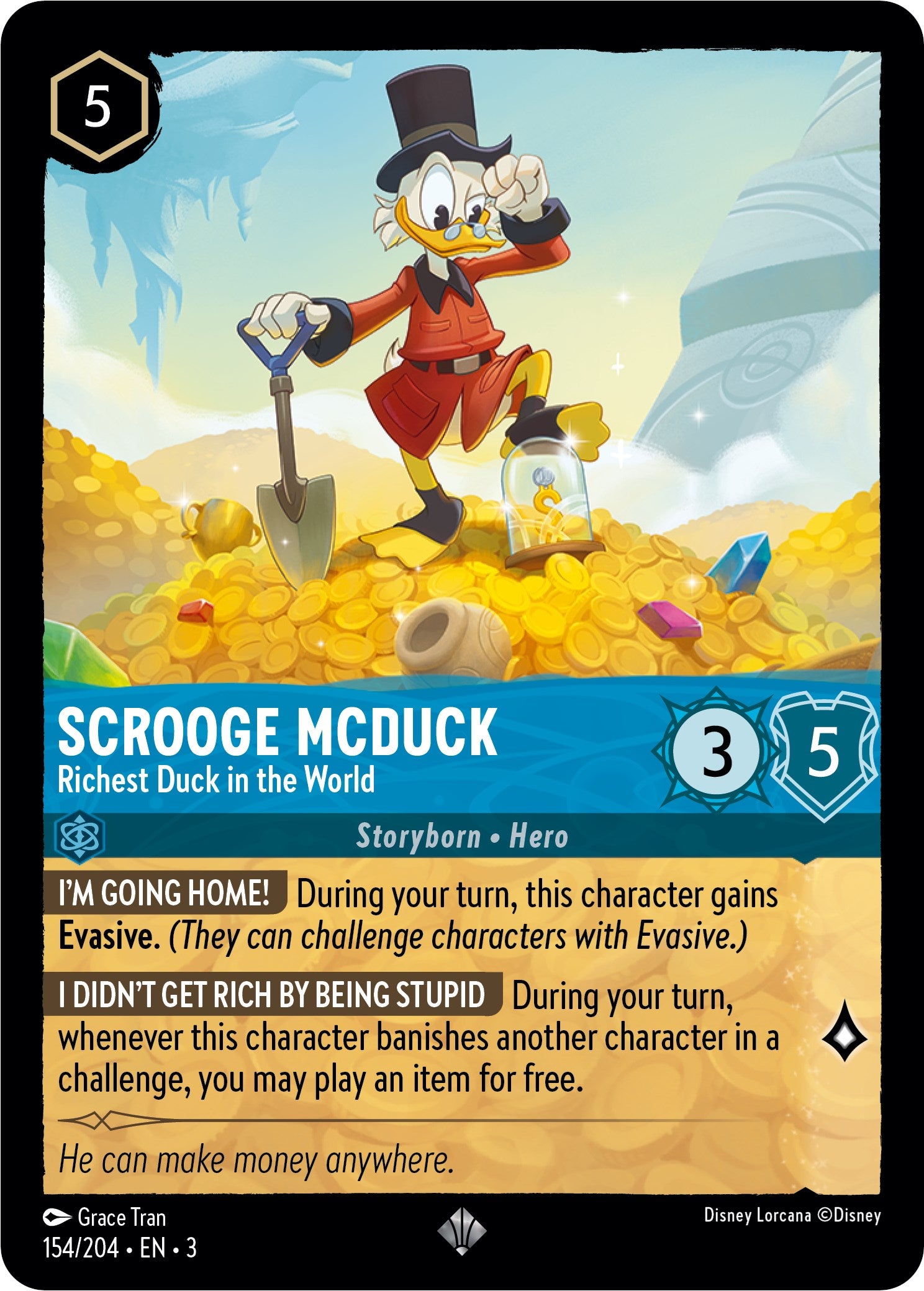 Scrooge McDuck - Richest Duck in the World (154/204) [Into the Inklands] | Clutch Gaming