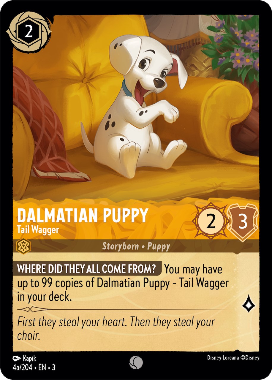 Dalmatian Puppy - Tail Wagger (4a) (4a/204) [Into the Inklands] | Clutch Gaming