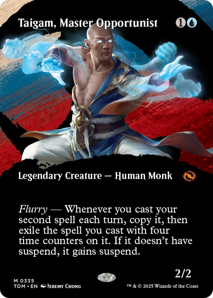 Taigam, Master Opportunist (Borderless) [Tarkir: Dragonstorm] | Clutch Gaming